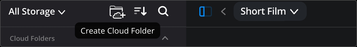 Create cloud folder icon